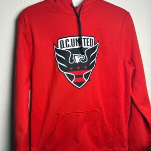 adidas Red Men's Hoodie with Logo